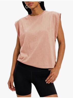 NWT LIGHT PINK CAP SLEEVE TOP-S